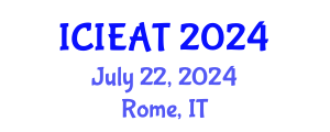 International Conference on Industrial Engineering and Automation Technology (ICIEAT) July 22, 2024 - Rome, Italy