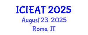 International Conference on Industrial Engineering and Automation Technology (ICIEAT) August 23, 2025 - Rome, Italy