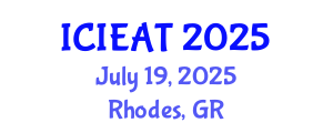 International Conference on Industrial Engineering and Automation Technology (ICIEAT) July 19, 2025 - Rhodes, Greece