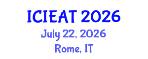 International Conference on Industrial Engineering and Automation Technology (ICIEAT) July 22, 2026 - Rome, Italy