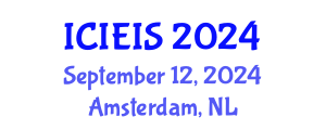 International Conference on Industrial Engineering and Information Systems (ICIEIS) September 12, 2024 - Amsterdam, Netherlands