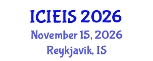 International Conference on Industrial Engineering and Information Systems (ICIEIS) November 15, 2026 - Reykjavik, Iceland International Conference on Industrial Engineering and Information Systems (ICIEIS) November 15, 2026 - Reykjavik, Iceland