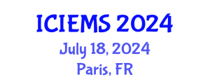 International Conference on Industrial Engineering and Management Sciences (ICIEMS) July 18, 2024 - Paris, France