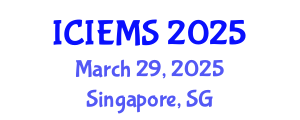 International Conference on Industrial Engineering and Management Sciences (ICIEMS) March 29, 2025 - Singapore, Singapore