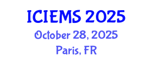 International Conference on Industrial Engineering and Management Sciences (ICIEMS) October 28, 2025 - Paris, France
