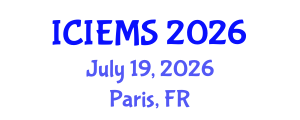 International Conference on Industrial Engineering and Management Sciences (ICIEMS) July 19, 2026 - Paris, France