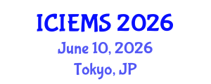 International Conference on Industrial Engineering and Management Sciences (ICIEMS) June 10, 2026 - Tokyo, Japan