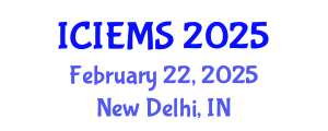 International Conference on Industrial, Engineering, and Management Systems (ICIEMS) February 22, 2025 - New Delhi, India