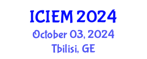 International Conference on Industrial Engineering and Manufacturing (ICIEM) October 03, 2024 - Tbilisi, Georgia
