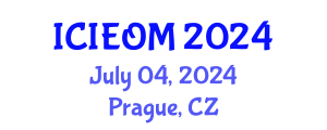 International Conference on Industrial Engineering and Operations Management (ICIEOM) July 04, 2024 - Prague, Czechia