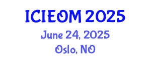 International Conference on Industrial Engineering and Operations Management (ICIEOM) June 24, 2025 - Oslo, Norway