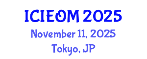 International Conference on Industrial Engineering and Operations Management (ICIEOM) November 11, 2025 - Tokyo, Japan