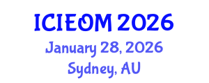 International Conference on Industrial Engineering and Operations Management (ICIEOM) January 28, 2026 - Sydney, Australia