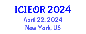 International Conference on Industrial Engineering and Operations Research (ICIEOR) April 22, 2024 - New York, United States