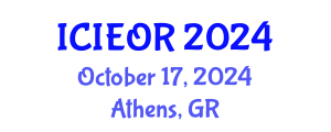 International Conference on Industrial Engineering and Operations Research (ICIEOR) October 21, 2024 - Athens, Greece
