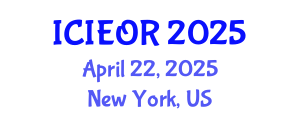 International Conference on Industrial Engineering and Operations Research (ICIEOR) April 22, 2025 - New York, United States