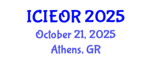 International Conference on Industrial Engineering and Operations Research (ICIEOR) October 21, 2025 - Athens, Greece