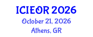 International Conference on Industrial Engineering and Operations Research (ICIEOR) October 21, 2026 - Athens, Greece