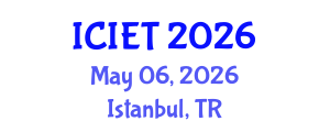 International Conference on Industrial Engineering and Technology (ICIET) May 06, 2026 - Istanbul, Turkey