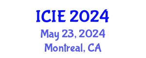 International Conference on Industrial Engineering (ICIE) May 23, 2024 - Montreal, Canada