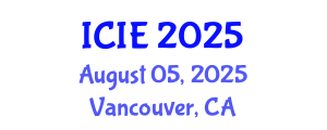 International Conference on Industrial Engineering (ICIE) August 05, 2025 - Vancouver, Canada