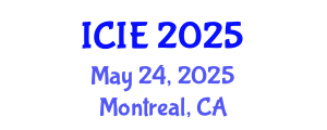 International Conference on Industrial Engineering (ICIE) May 24, 2025 - Montreal, Canada
