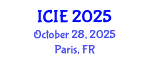 International Conference on Industrial Engineering (ICIE) October 28, 2025 - Paris, France
