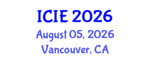 International Conference on Industrial Engineering (ICIE) August 05, 2026 - Vancouver, Canada