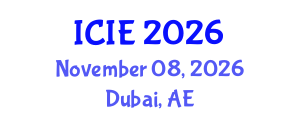 International Conference on Industrial Engineering (ICIE) November 08, 2026 - Dubai, United Arab Emirates