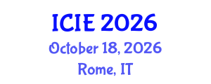 International Conference on Industrial Engineering (ICIE) October 18, 2026 - Rome, Italy