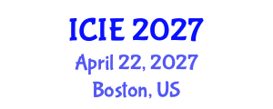 International Conference on Industrial Engineering (ICIE) April 22, 2027 - Boston, United States International Conference on Industrial Engineering (ICIE) April 22, 2027 - Boston, United States