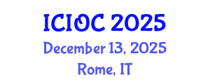 International Conference on Industrial Organic Chemistry (ICIOC) December 13, 2025 - Rome, Italy