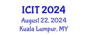 International Conference on Industrial Technology (ICIT) August 22, 2024 - Kuala Lumpur, Malaysia