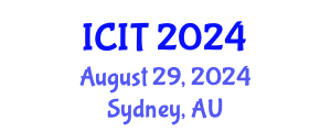 International Conference on Industrial Technology (ICIT) August 29, 2024 - Sydney, Australia
