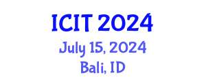 International Conference on Industrial Technology (ICIT) July 15, 2024 - Bali, Indonesia