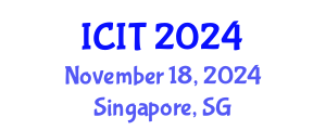 International Conference on Industrial Technology (ICIT) November 18, 2024 - Singapore, Singapore