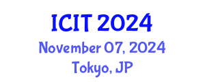 International Conference on Industrial Technology (ICIT) November 07, 2024 - Tokyo, Japan