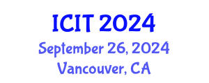 International Conference on Industrial Technology (ICIT) September 26, 2024 - Vancouver, Canada