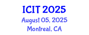 International Conference on Industrial Technology (ICIT) August 05, 2025 - Montreal, Canada
