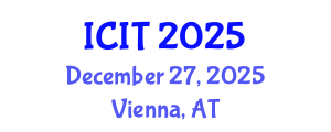 International Conference on Industrial Technology (ICIT) December 27, 2025 - Vienna, Austria