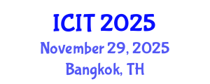 International Conference on Industrial Technology (ICIT) November 29, 2025 - Bangkok, Thailand