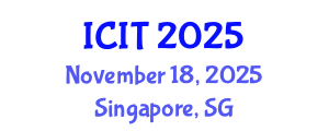 International Conference on Industrial Technology (ICIT) November 18, 2025 - Singapore, Singapore
