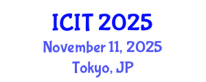 International Conference on Industrial Technology (ICIT) November 11, 2025 - Tokyo, Japan