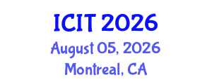 International Conference on Industrial Technology (ICIT) August 05, 2026 - Montreal, Canada