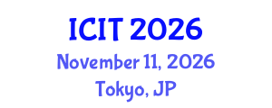 International Conference on Industrial Technology (ICIT) November 11, 2026 - Tokyo, Japan