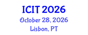 International Conference on Industrial Technology (ICIT) October 28, 2026 - Lisbon, Portugal