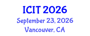 International Conference on Industrial Technology (ICIT) September 23, 2026 - Vancouver, Canada