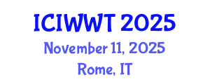 International Conference on Industrial Wastewater and Wastewater Treatment (ICIWWT) November 11, 2025 - Rome, Italy