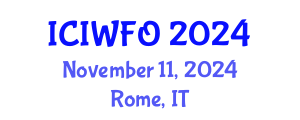 International Conference on Industrial Wastewater Filtration and Oxidation (ICIWFO) November 11, 2024 - Rome, Italy