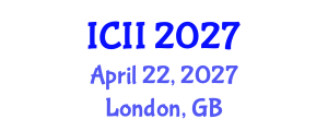 International Conference on Industry Innovation (ICII) April 22, 2027 - London, United Kingdom International Conference on Industry Innovation (ICII) April 22, 2027 - London, United Kingdom